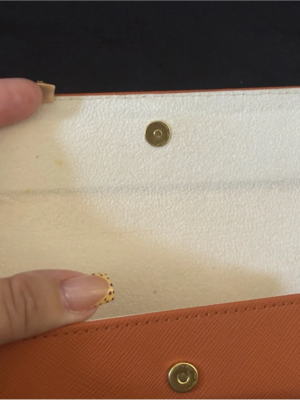 Tory Burch Tan Leather Eyeglass Case